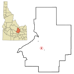 Butte County Idaho Incorporated and Unincorporated areas Arco Highlighted